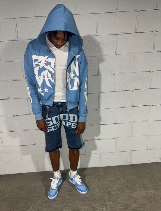 Blue RhineStone BeenHavin Jacket