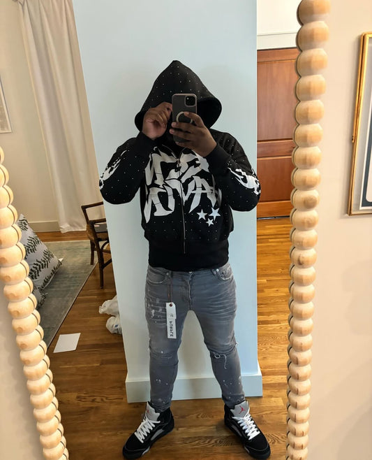Black RhineStone BeenHavin Jacket
